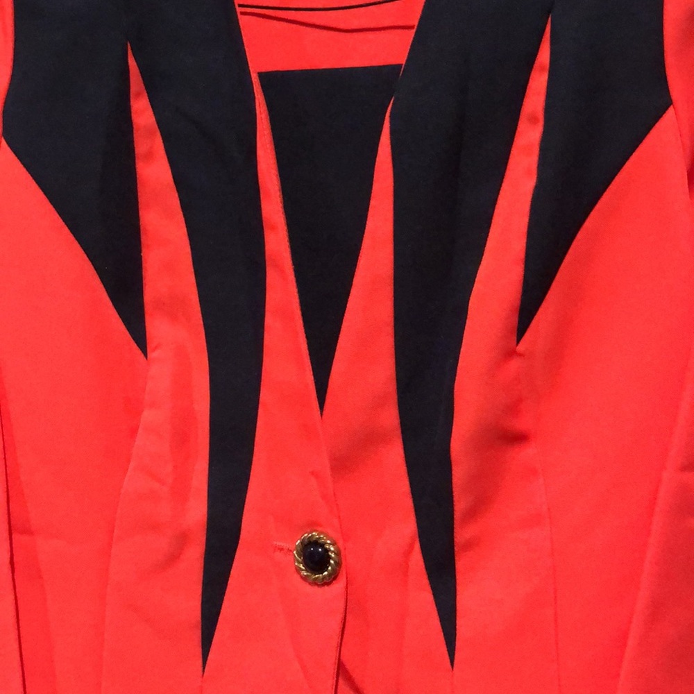 Willow Ridge Vintage Abstract Pattern Suit Jacket - Picture 3 of 8